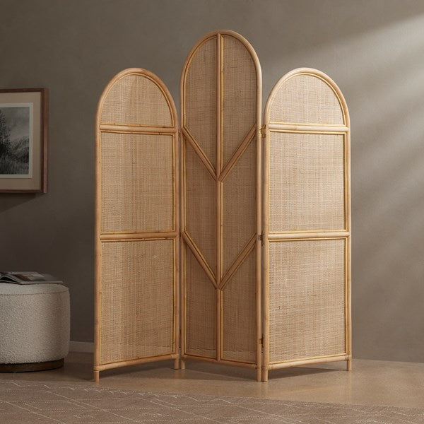 Annabelle Room Screen - Natural Rattan