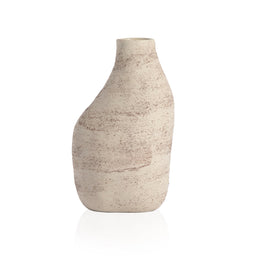 Arid Vase-Distressed Cream