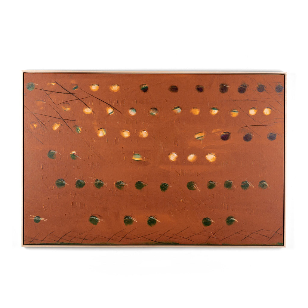 X Spot Rust by Jamie Beckwith - Natural Maple Floater