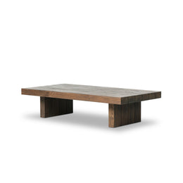 Encino Outdoor Coffee Table - Stained Heritage Brown - FSC