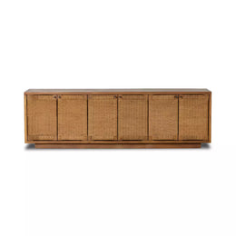 Macklin Media Console - Natural Paper Rush by Four Hands