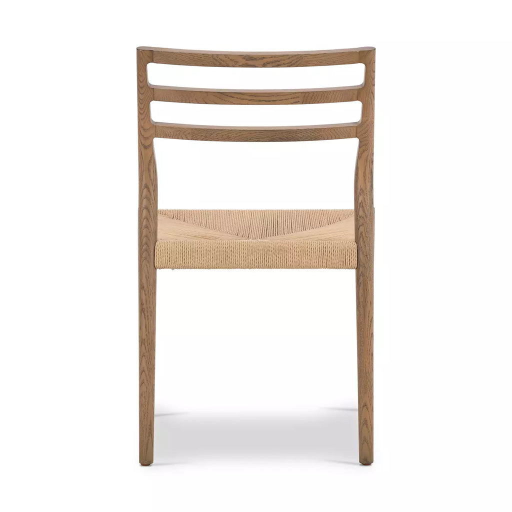 Glenmore Woven Dining Chair - Natural Papercord, Smoked Oak by Four Hands