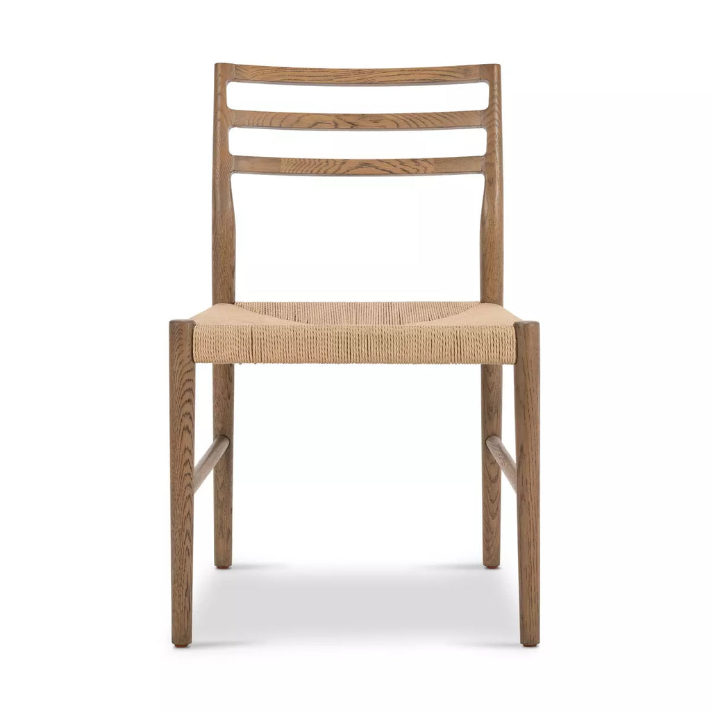 Glenmore Woven Dining Chair - Natural Papercord, Smoked Oak by Four Hands