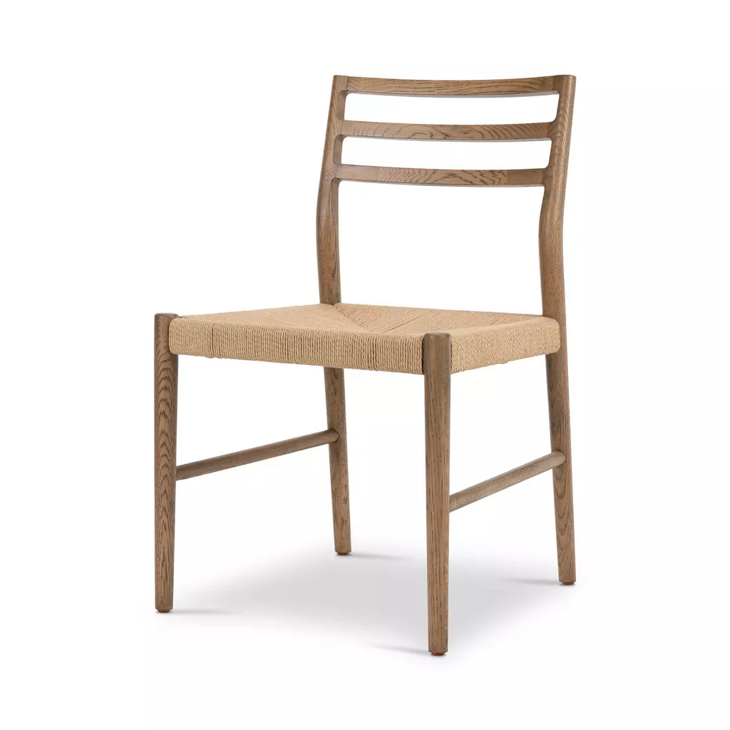 Glenmore Woven Dining Chair - Natural Papercord, Smoked Oak by Four Hands