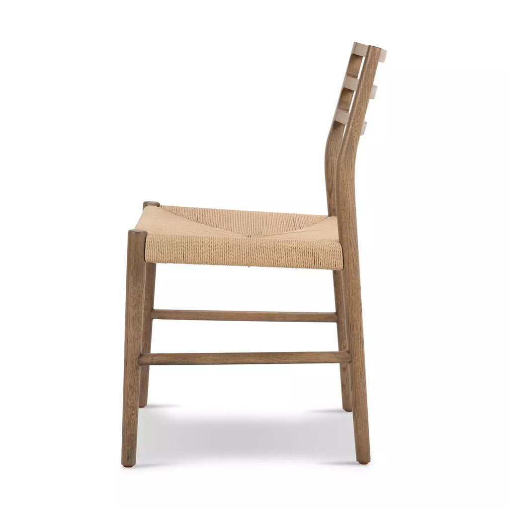 Glenmore Woven Dining Chair - Natural Papercord, Smoked Oak by Four Hands