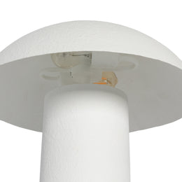 Santorini Table Lamp-Matte White Plaster