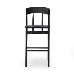 Buxton Bar + Counter Stool - Black Rush