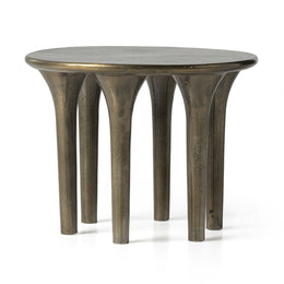 Kelden End Table - Aged Bronze