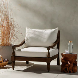 Alameda Outdoor Chair - Venao Ivory by Four Hands