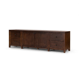 Gaines Media Console - Aged Pine