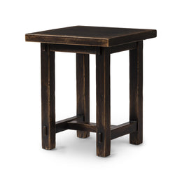 Rinda End Table - Distressed Walnut