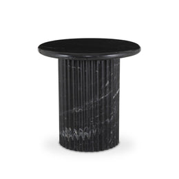 Oranda End Table, Black Marble