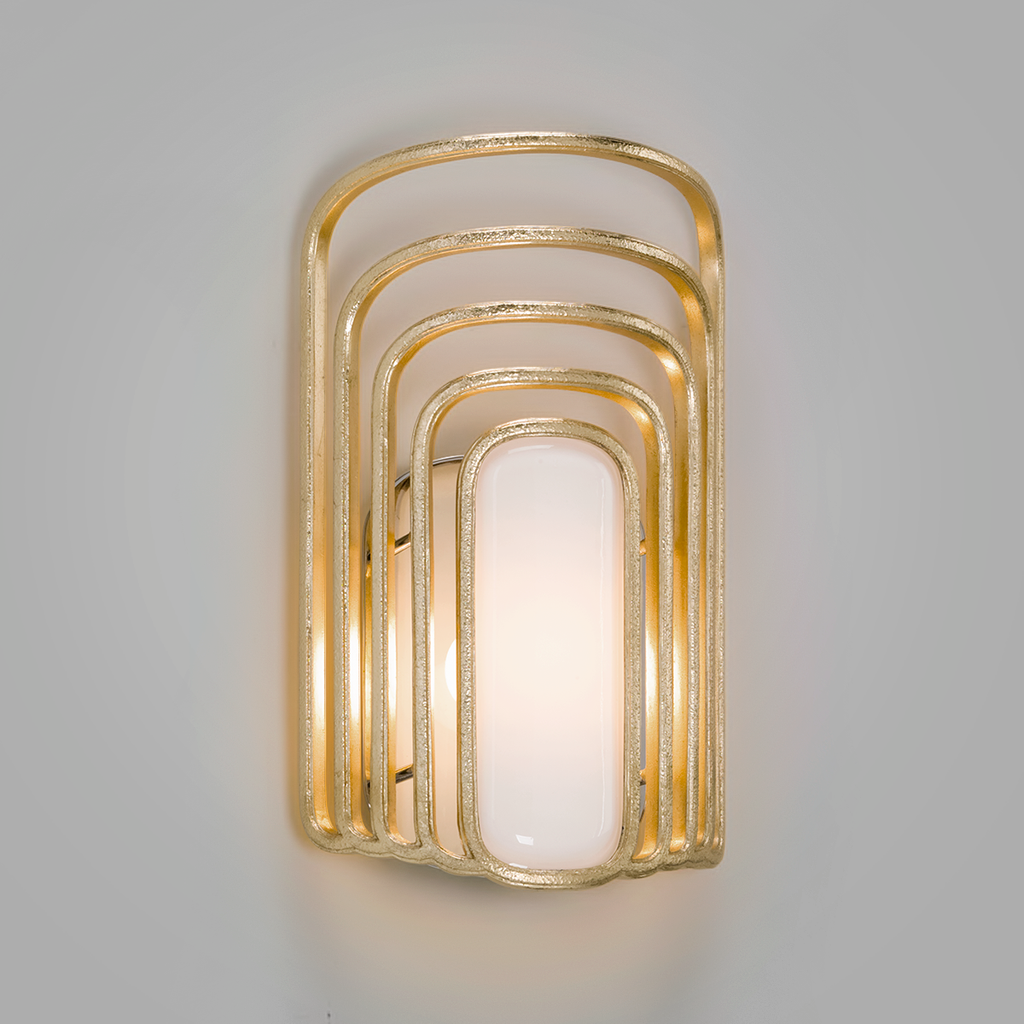 Socialite Wall Sconce - Gold Leaf