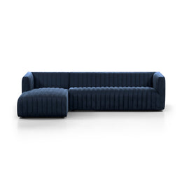 Augustine 2-Piece Sectional - Sapphire Navy by Four Hands