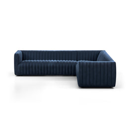 Augustine 3-Piece Sectional - Sapphire Navy