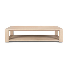Thomas Coffee Table, Bleached Oak Solid