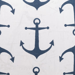 Anchors Pillow - Navy