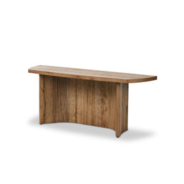 Brinton Console Table - Rustic Oak Veneer