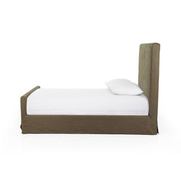 Daphne Slipcover Bed, Brussels Coffee
