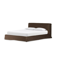 Aidan Slipcover Bed, Brussels Coffee