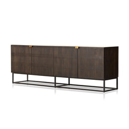 Kelby Closed Media Console - Brown