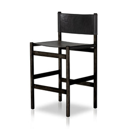 Kena Bar + Counter Stool - Sonoma Black by Four Hands