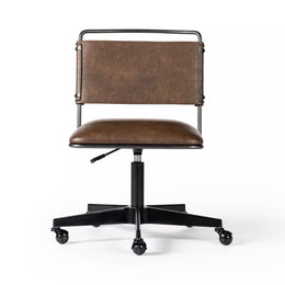 Wharton Desk Chair, Distressed Brown by Four Hands