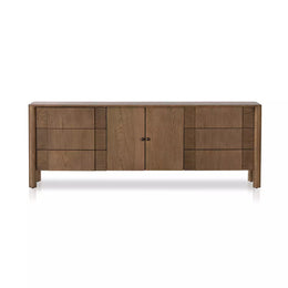 Pollard Media Console - Tan Oak Veneer by Four Hands