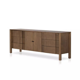 Pollard Media Console - Tan Oak Veneer