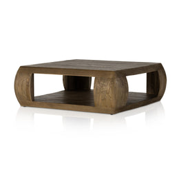 Tessa Coffee Table - Dark Drift Veneer