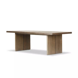 Warby Dining Table, Worn Oak Veneer