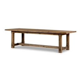 Etienne 106 Inch Dining Table - Old Pine