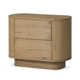 Paden Nightstand - Worn Oak Veneer