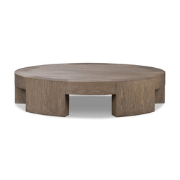 Sheffield Coffee Table - Warm Natural Flat Oak Veneer by Four Hands