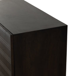 Kelby Bar Cabinet, Gunmetal