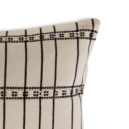 Handwoven Chiapas Pillow - Ivory Cotton