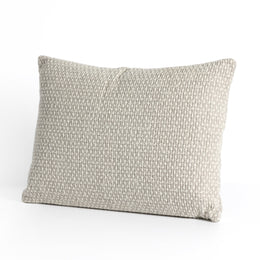 Leather Tie Classic Pillow-Oatmeal-16X24