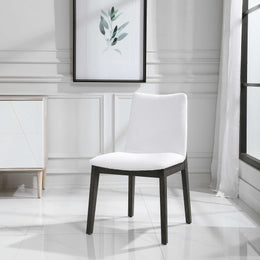 Delano Armless Chair, Espresso, Set of 2
