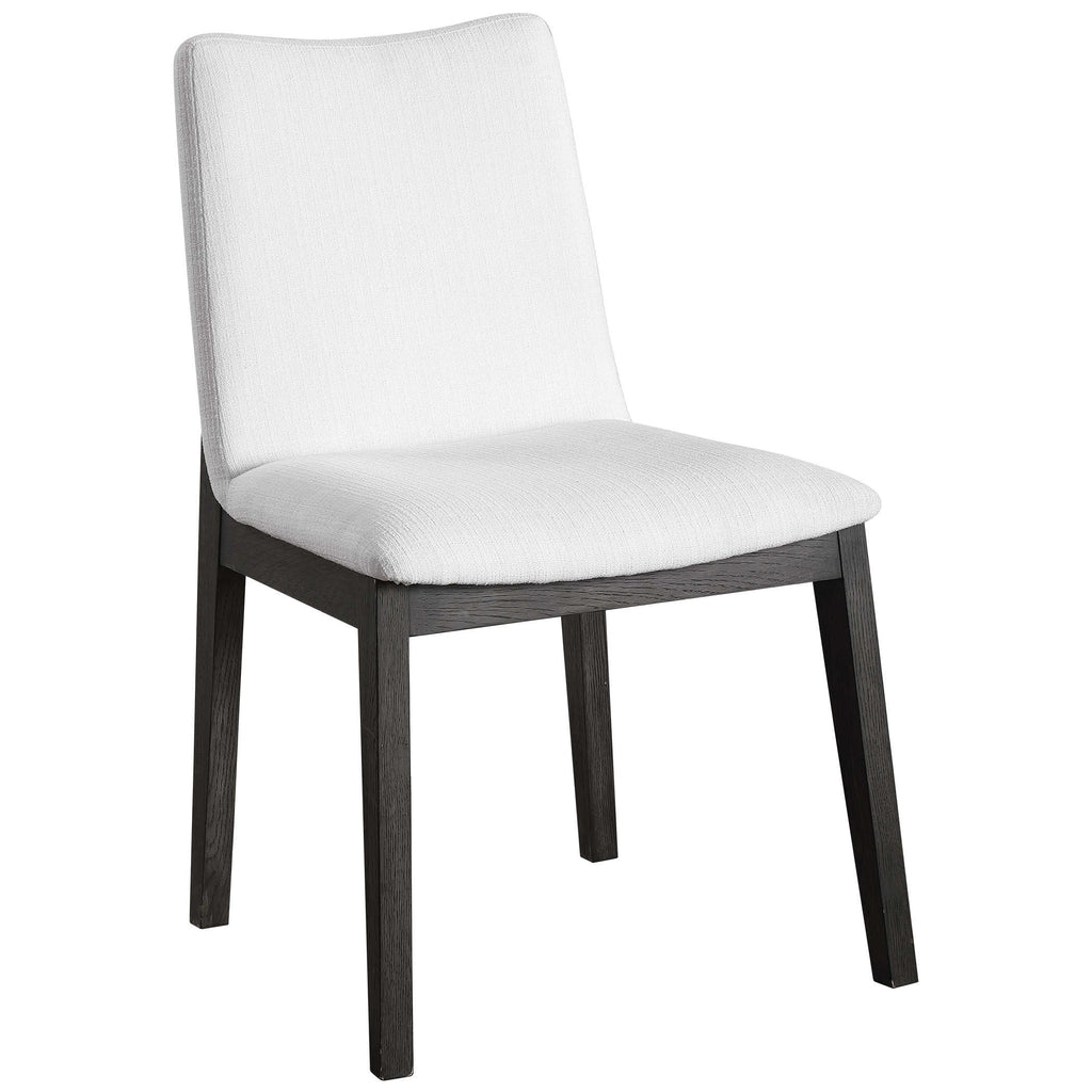 Delano Armless Chair, Espresso, Set of 2