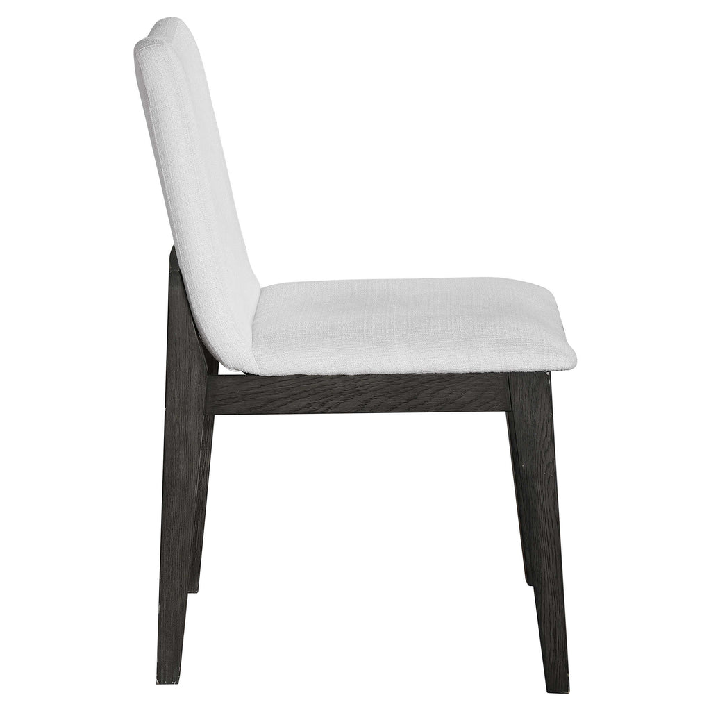 Delano Armless Chair, Espresso, Set of 2