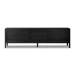 Laker Media Console - Black Oak