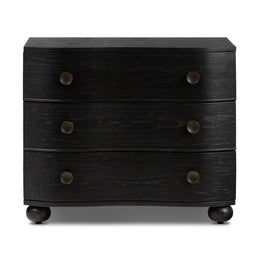 Tiago Nightstand - Distressed Black