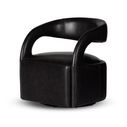 Hawkins Swivel Chair - Sonoma Black