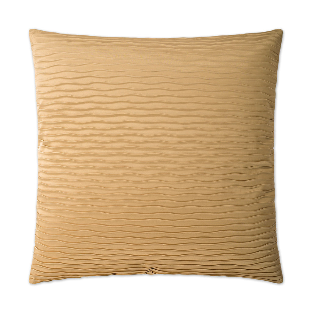 Glimmer Pleat Pillow - Gold