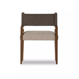 Ferris Dining Armchair - Nubuck Charcoal by Four Hands