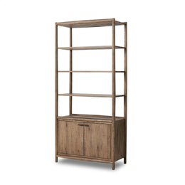 Glenview Bookcase - Weathered Oak