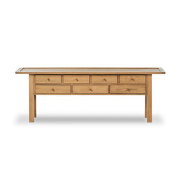 Millbrook Console Table - Natural Light Oak Veneer