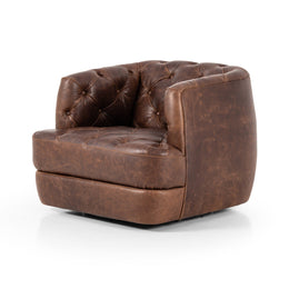 Paul Swivel Chair - Raleigh Cigar