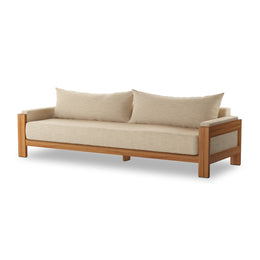 Chapman Outdoor Sofa - 106 Inch - Casa Cream