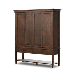 Brimley Wide Cabinet - Aged Pine